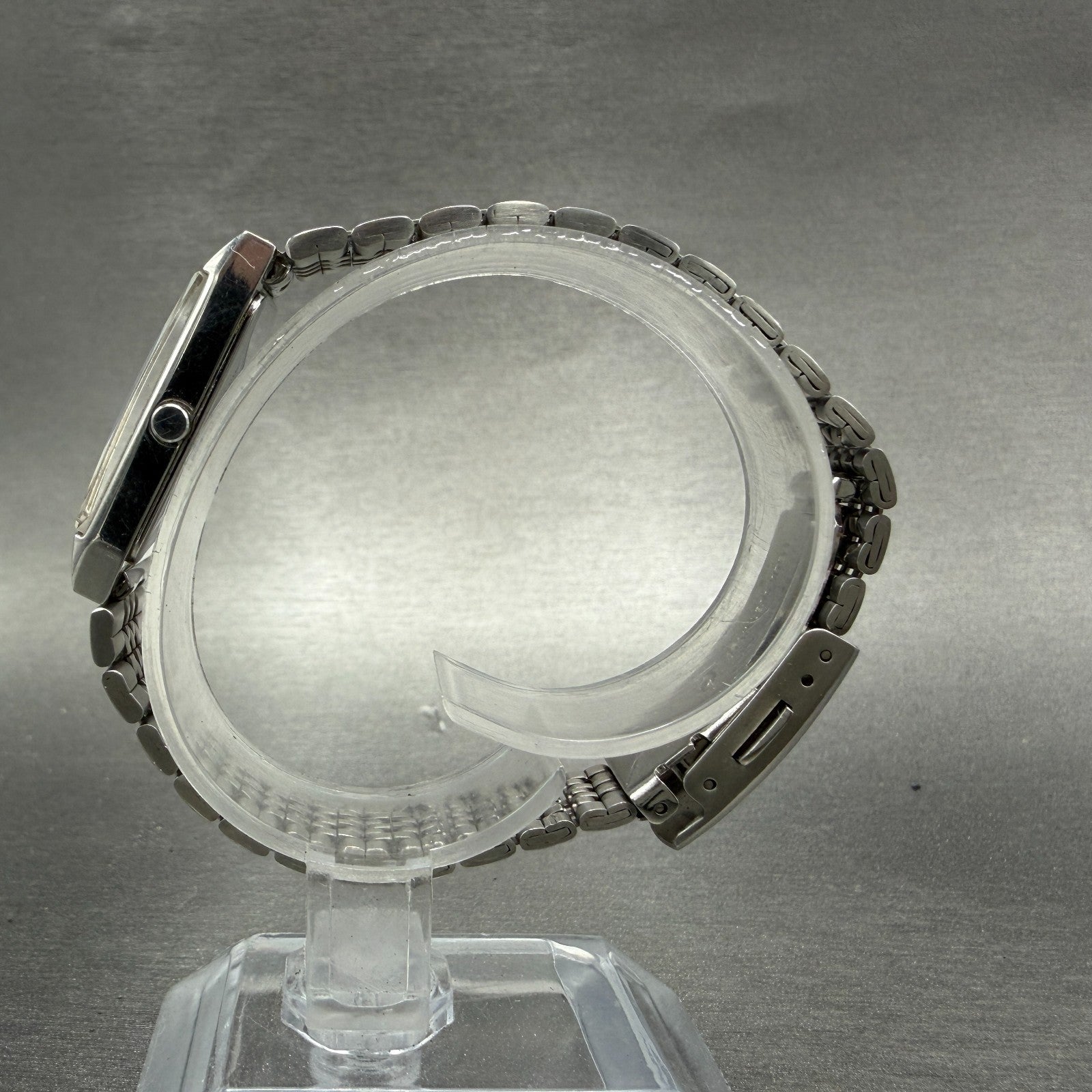 Citizen XC Tank Watch Women 15mm Silver Dial Silver Tone 5431-H23214 New Battery6