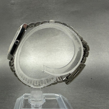 Citizen XC Tank Watch Women 15mm Silver Dial Silver Tone 5431-H23214 New Battery6