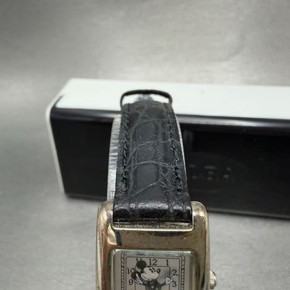 Seiko Alba Mickey & Minnie Tank Watch Women 19mm Silver Dial Steel New Battery4