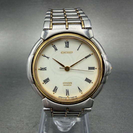 Citizen Exceed Watch Unisex 31mm Cream Dial Two Tone Round 2730-274032 PARTS0