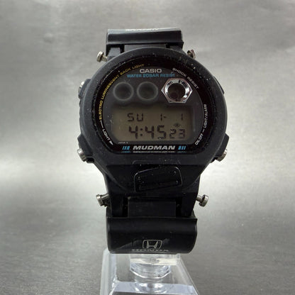 Casio Mudman DW-8400 Honda Watch Men 42mm Digital Black Alarm Chrono New Battery5