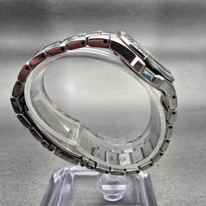 Seiko Coutura Watch Women 26mm MOP Dial Silver Tone Diamonds 7N82-0CG0 New Batt8