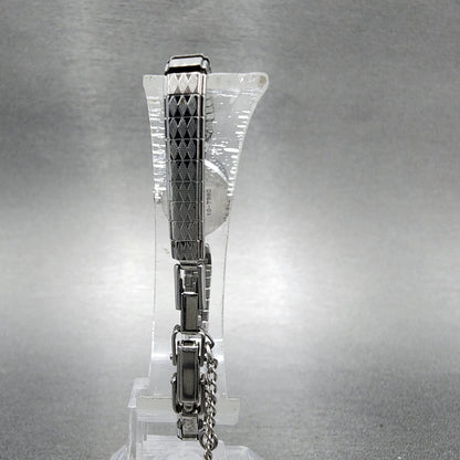 Seiko Solar Watch Women 13mm Silver Dial Silver Tone Manual 107980 Runs7