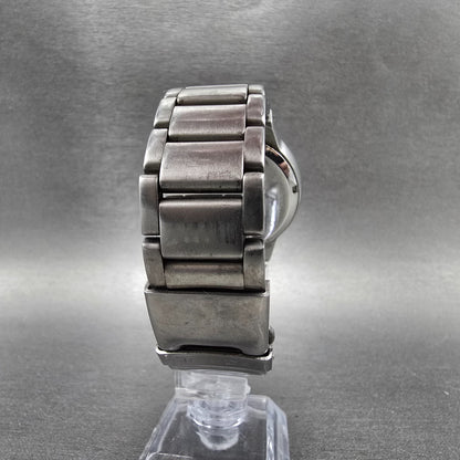 Fossil Big Tic Watch Men 41mm Blue Dial Silver Kanji Round JR-8084 New battery7