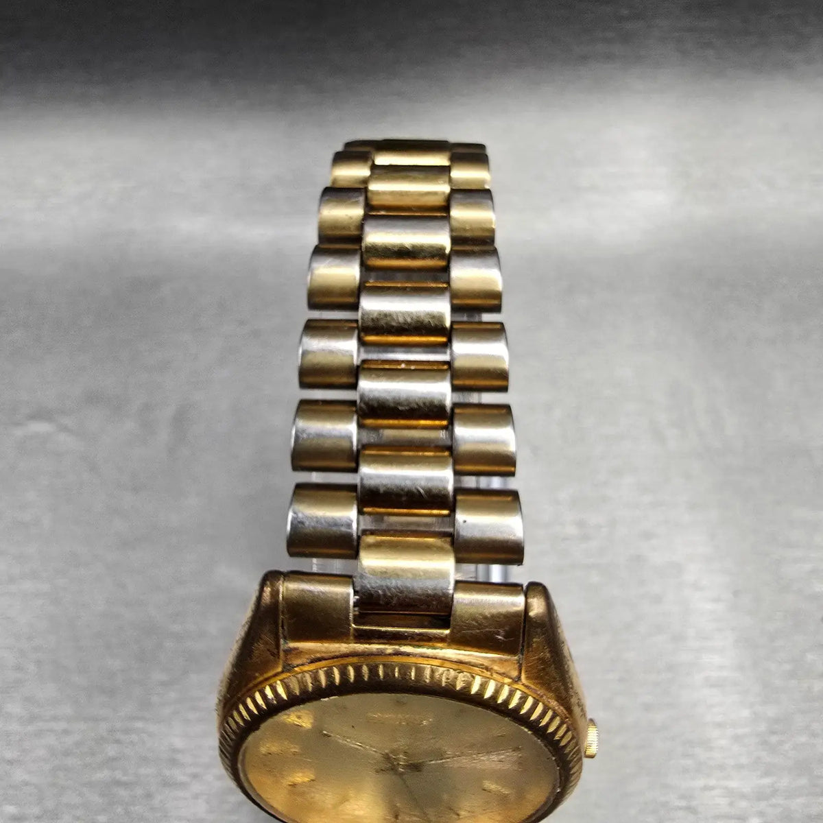 Seiko President Watch Men 35mm Champagne Dial Gold Tone 7N43-8111 New Battery4