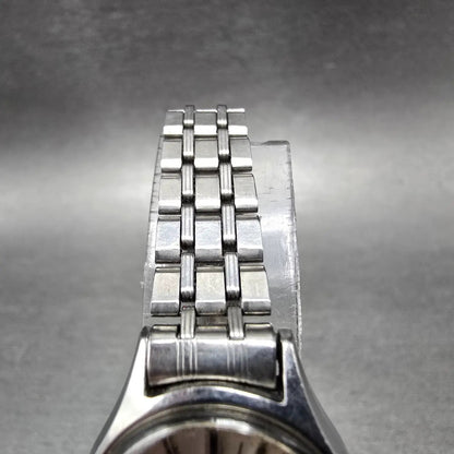 Seiko Automatic Watch Women 22mm White Dial Steel Date 2205-0040 PARTS VTG5