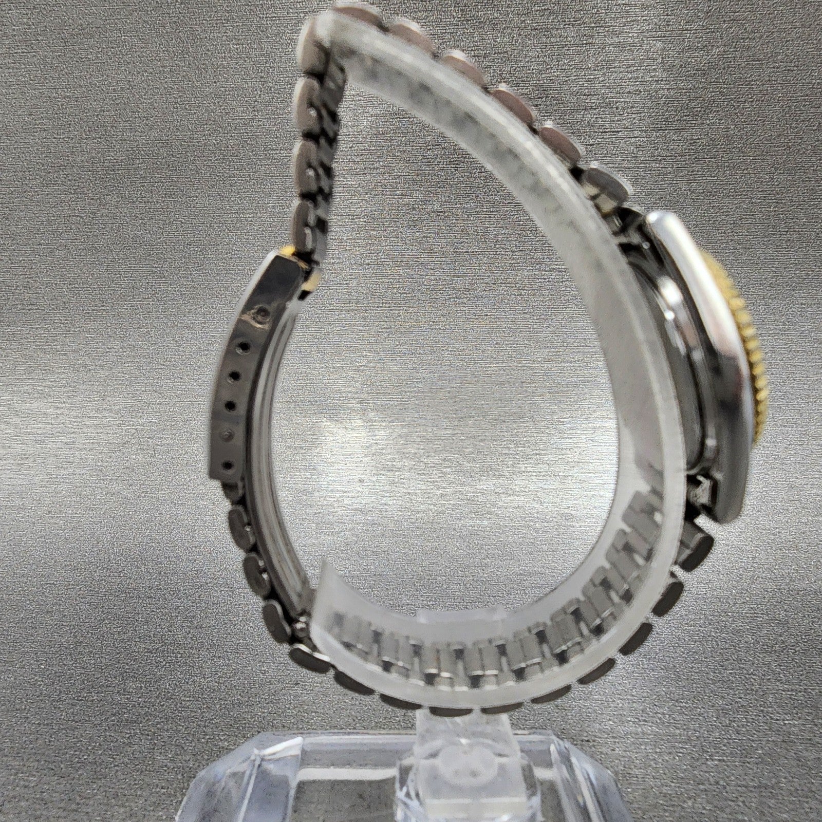 Seiko SQ Watch Women 24mm Champagne Dial Two Tone Daydate 2a230030 New Battery8