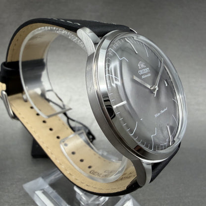 Orient Bambino Watch Men 41mm Gray Dial Stainless Steel Date Round Automatic3