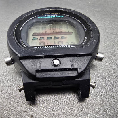 Casio G-Shock DW-6600 Watch Men 41mm Black Alarm Chronograph 1199 Vintage PARTSA3
