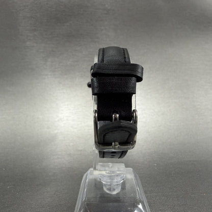 Seiko Tank Watch Women 23mm Black Dial Black Tone Rectangle 2C21-5570 NewBattery7
