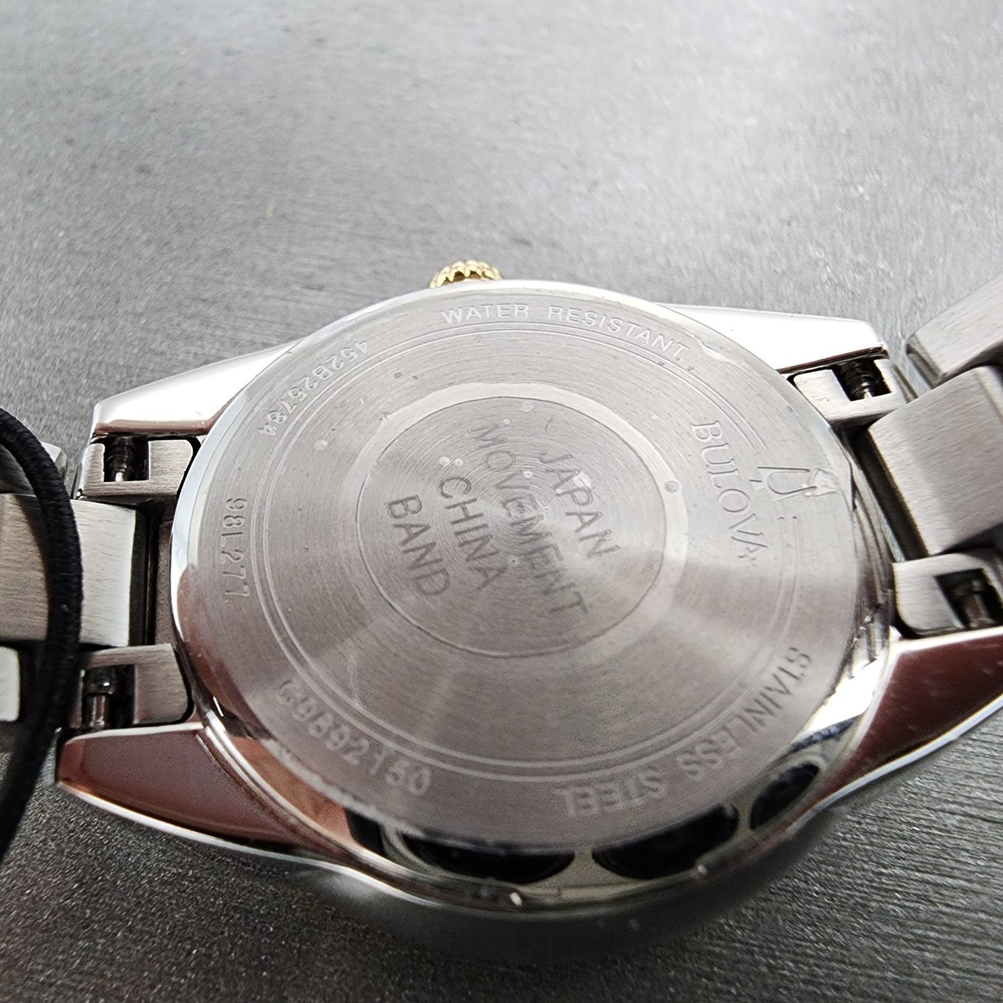 Bulova Sutton Watch Women 28mm White Dial Two Tone Round 98L277 New Battery9