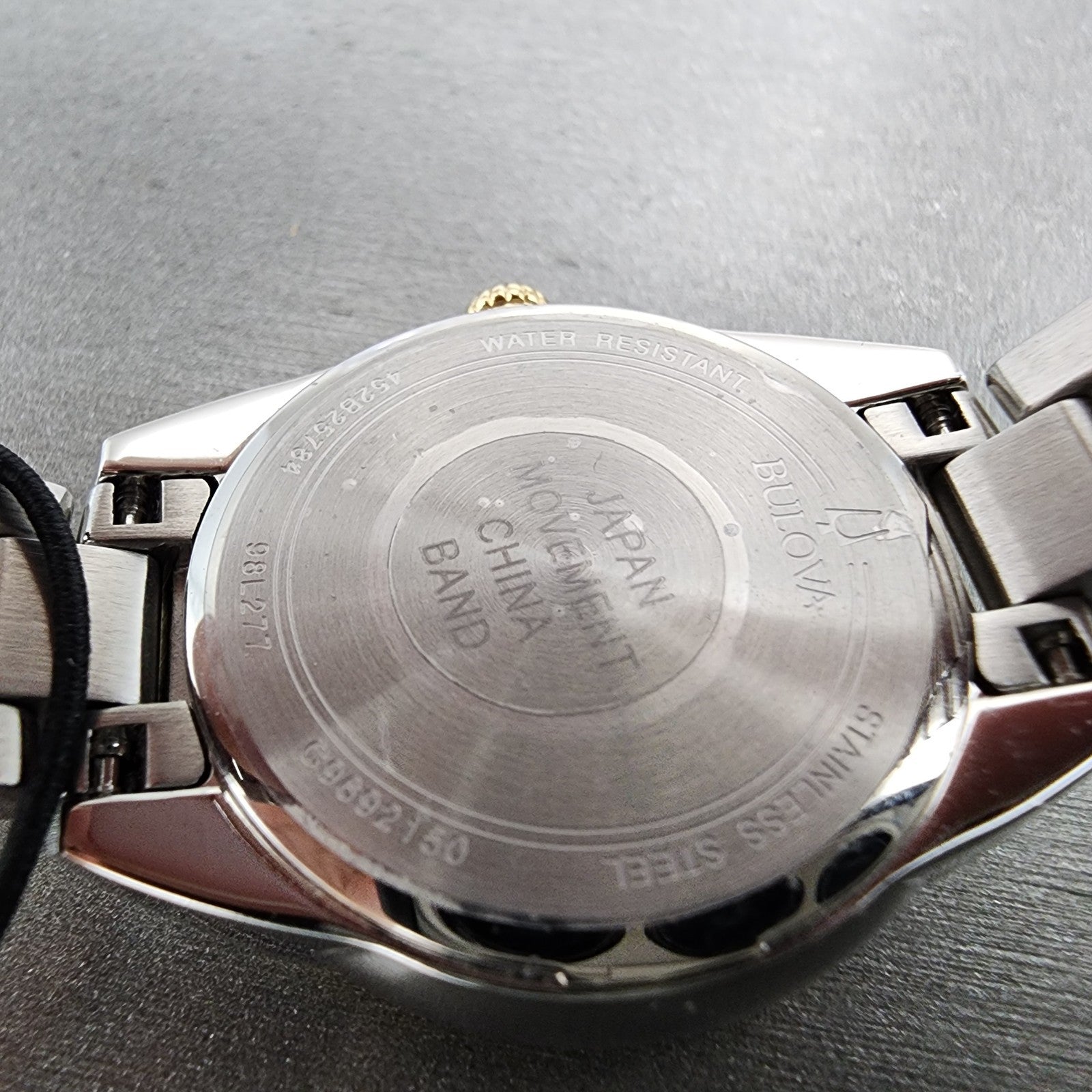 Bulova Sutton Watch Women 28mm White Dial Two Tone Round 98L277 New Battery9