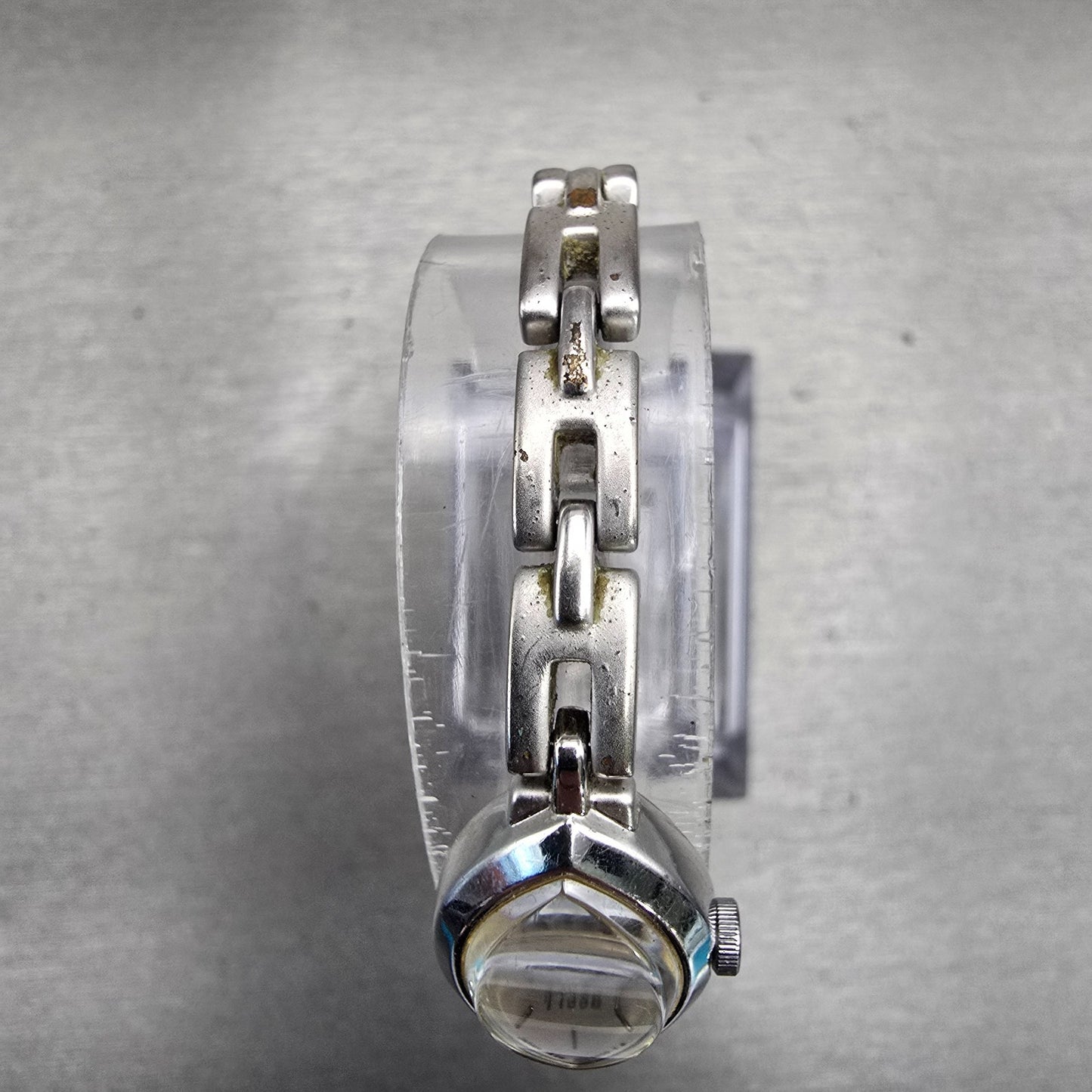 Seiko Tisse Watch Women 13mm Silver Dial Silver Tone Oval 1E20-3B40 New Battery4