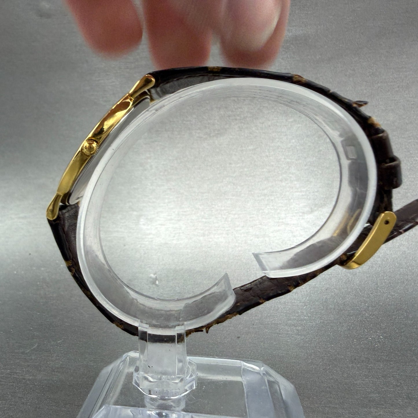 Omega De Ville Watch Men 32mm Gold Dial Gold Plated Cal1378 195.0075.2 PARTS7