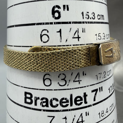 Bulova Watch Women 16mm Champagne Dial Gold Tone Manual Round Vintage Runs10