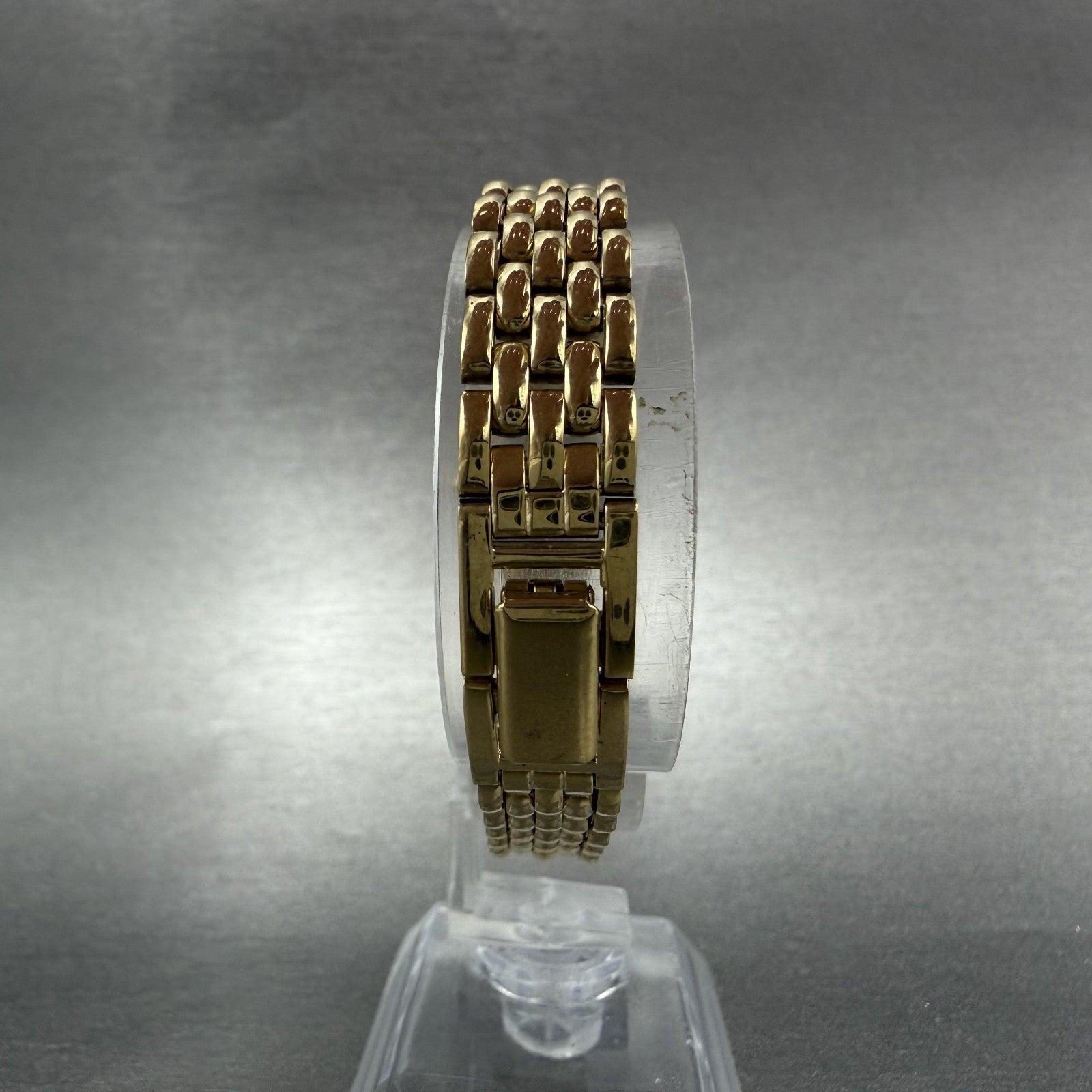Seiko Watch Women 19mm Black Dial Gold Tone Round Vintage 1N00-0C49 New Battery7
