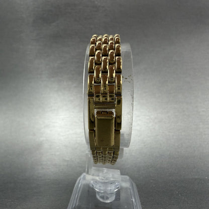Seiko Watch Women 19mm Black Dial Gold Tone Round Vintage 1N00-0C49 New Battery7