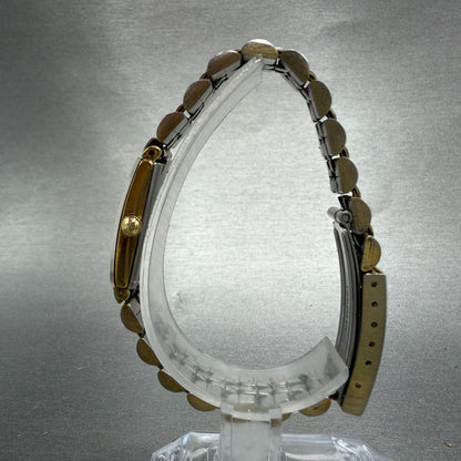 Rado Florence Tank Watch Women 18mm MOP Dial Gold Tone 153.3606.2 New Battery6