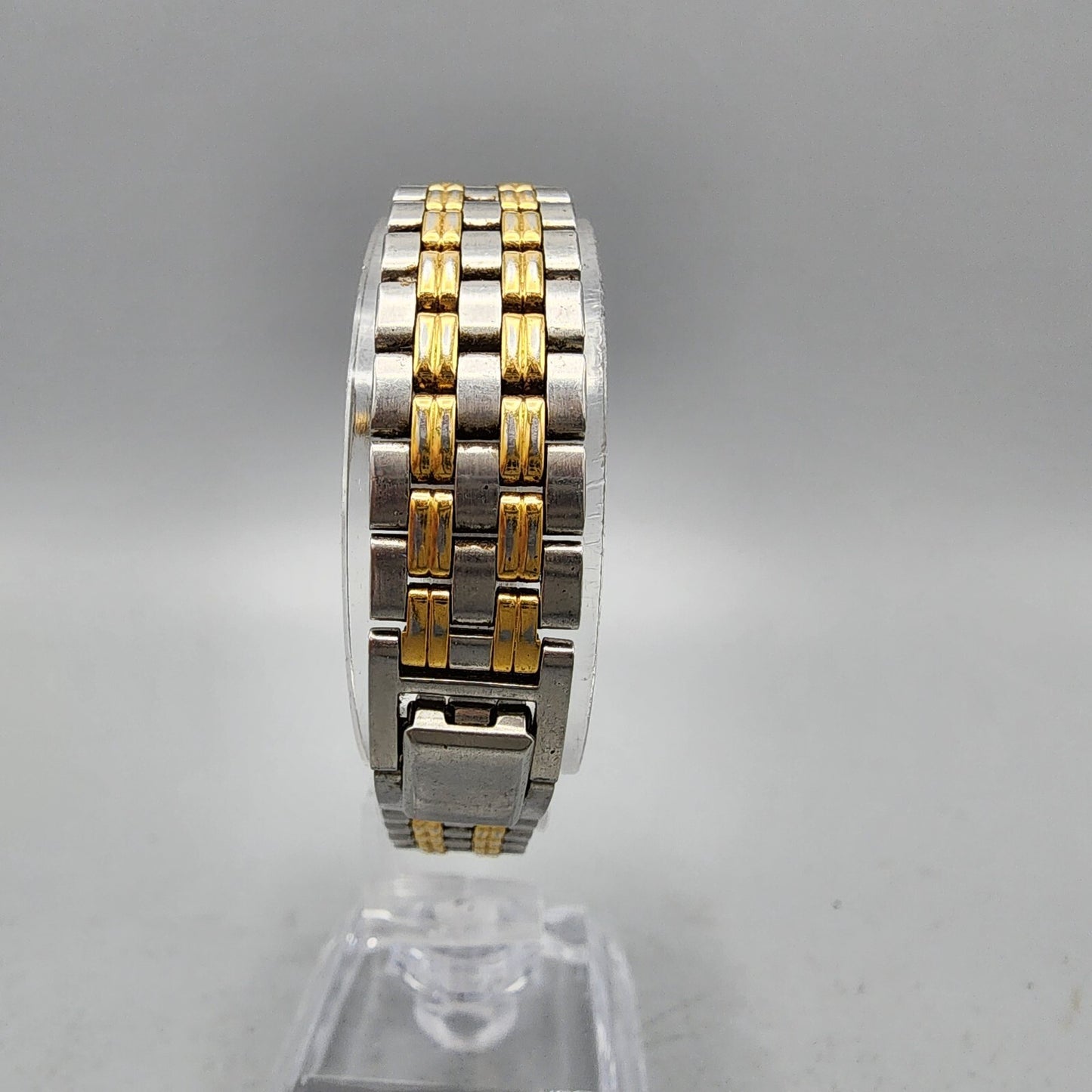 VTG Seiko Watch Women 24mm Champagne Dial Two Tone Round V701-2B90 New Battery