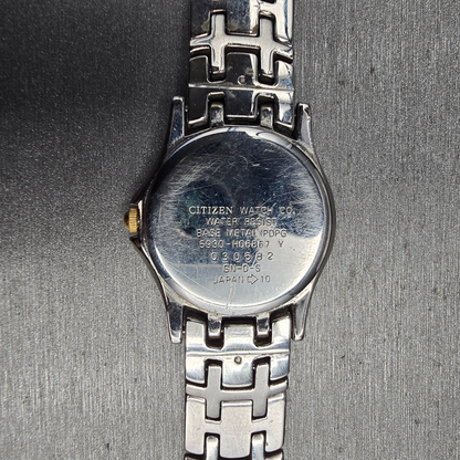 Citizen Elegance Watch Women 24mm White Dial Two Tone Round 5930-H06867 New Batt10