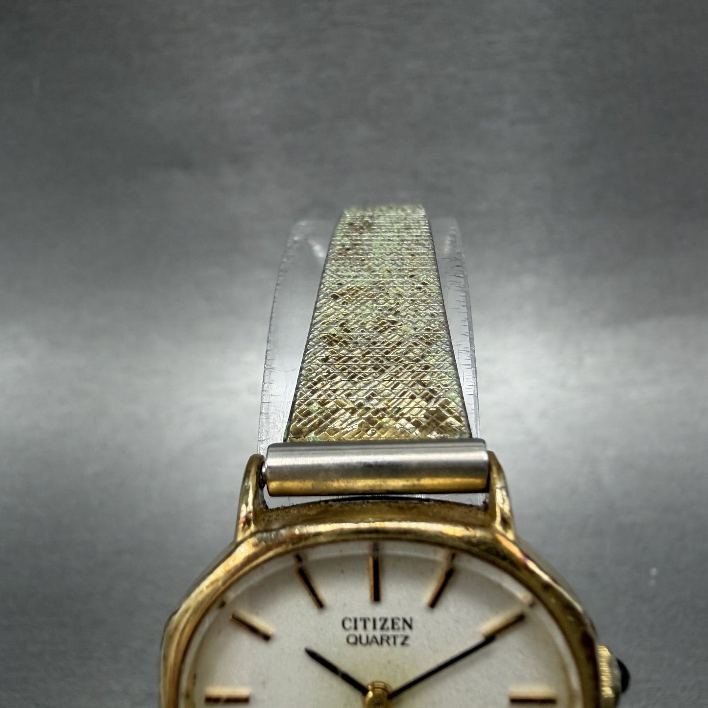 Citizen CQ Castalia Watch Women 24mm White Dial Gold Tone 4831926 New Battery4