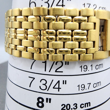 Citizen Tank Watch Men 24mm Black Dial Gold Tone Rectangle 6020G05106 PARTS11