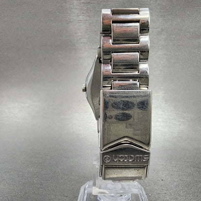 Swatch Irony Watch Women 33mm Pink Dial Steel Date Round YLS405G New Battery7