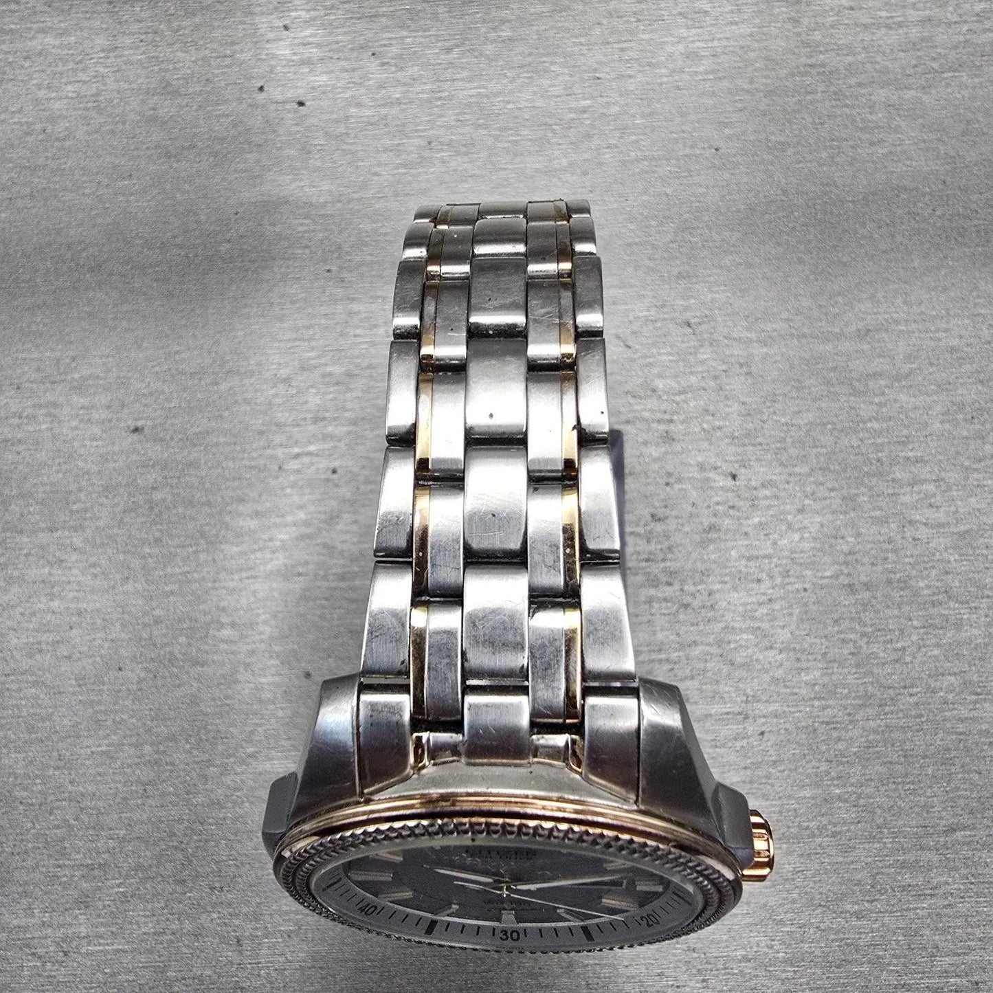 Citizen Eco-Drive Watch Men 42mm Silver Dial Silver Daydate E101-S074002 Works4