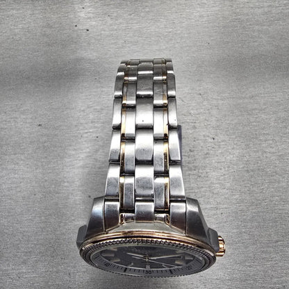 Citizen Eco-Drive Watch Men 42mm Silver Dial Silver Daydate E101-S074002 Works4