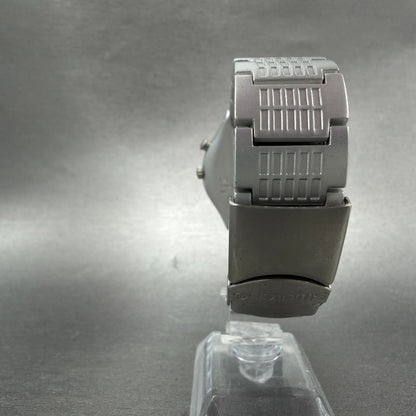 Swatch irony Beam in The Night Watch Men 37mm Blue Dial Silver YGS9008 New Batt7
