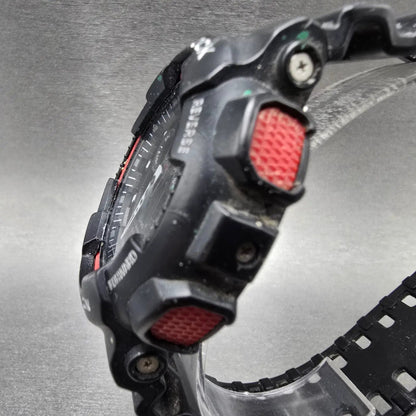Casio G-Shock GA-100 Watch Men 50mm Black Red Analog Digital Alarm Chrono PARTS3