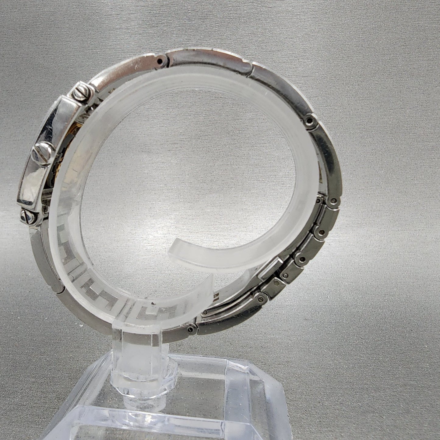 Fendi Quadro 6000L Watch Women 25mm Silver Dial Silver Tone NO BACK New Battery6
