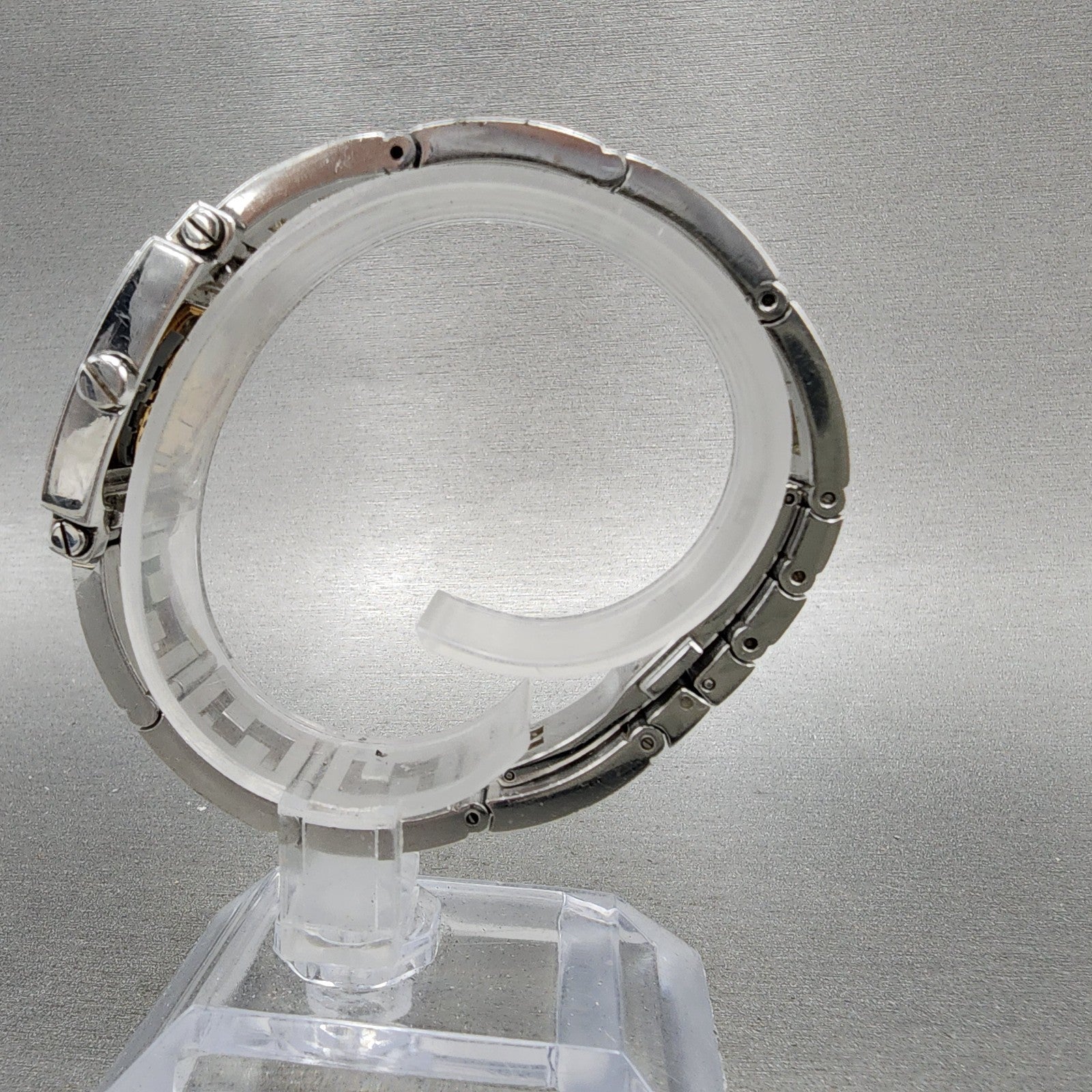 Fendi Quadro 6000L Watch Women 25mm Silver Dial Silver Tone NO BACK New Battery6