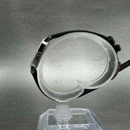 Seiko Watch Women 13mm Silver Dial Silver Tone Oval 1320-5140 New Battery VTG6