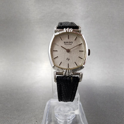 Rado Watch Women 20mm Silver Dial Silver Tone Round New Battery5