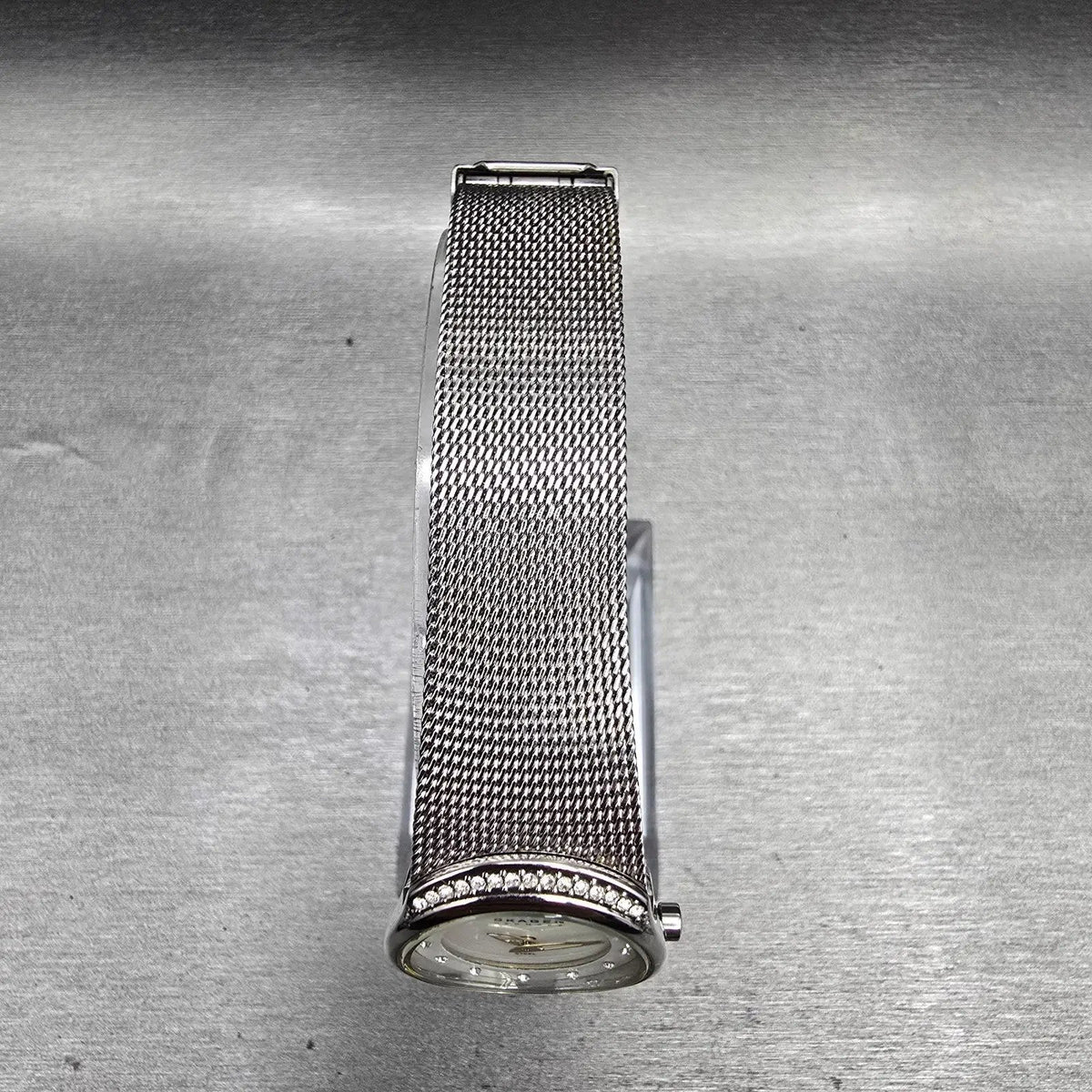 Skagen Watch Women 23mm MOP Dial Silver Tone Gemmed Oval 686XSGSC New Battery4