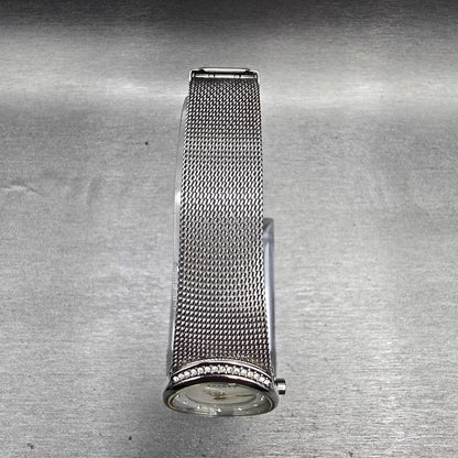 Skagen Watch Women 23mm MOP Dial Silver Tone Gemmed Oval 686XSGSC New Battery4