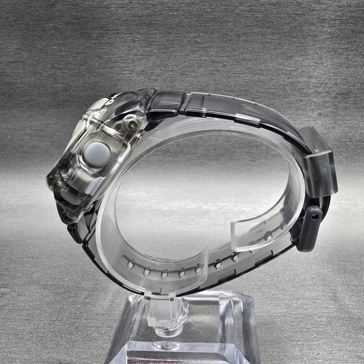 Casio Baby-G BG-169R Watch Women 42mm Silver Gray Chrono Alarm Round New Battery6