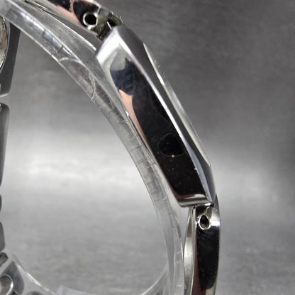 Movado Dolca Watch Women 24mm Silver Dial Silver Tone Square 84 A1 1310 New Batt3