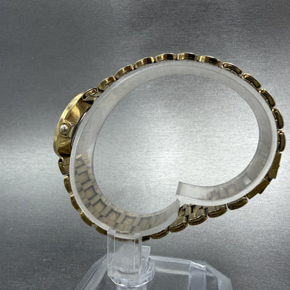 Seiko Watch Women 24mm Gold Dial Gold Tone Round Vintage 1N00-0B59 New Battery6