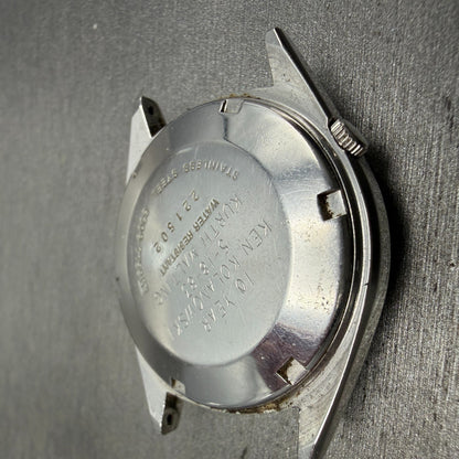 Seiko Automatic Watch Men 36mm Silver Dial Silver Tone Daydate 6309-7159 PARTS10