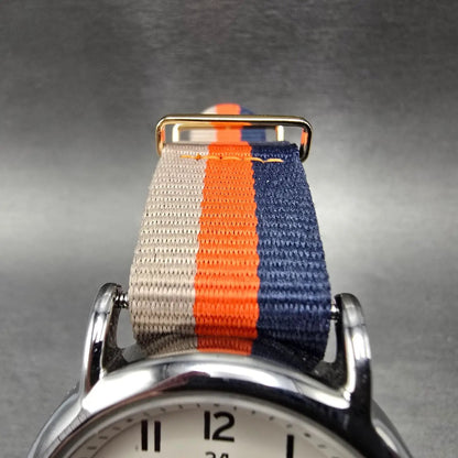 Timex Weekender Watch Men 38mm White Dial Silver Round New Battery TW2R104004
