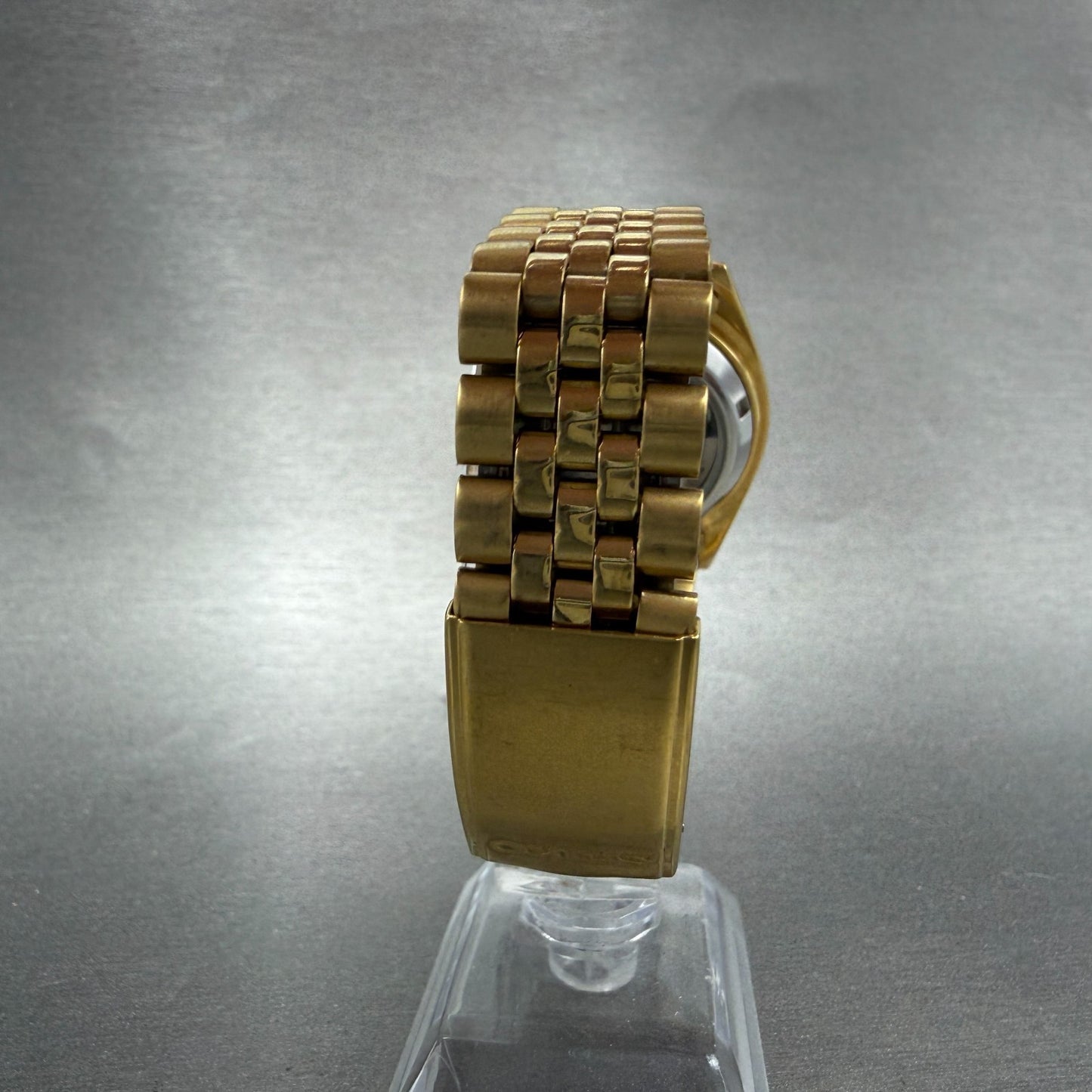 Seiko 5 Automatic President Watch Men 36mm Champagne Dial Two Tone Daydate Runs17