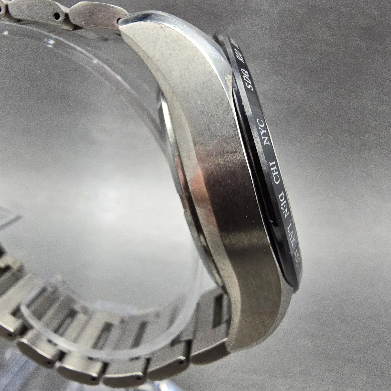 Seiko Astron GPS Watch Men45mm Black Dial Titanium Date World Time Solar Works3