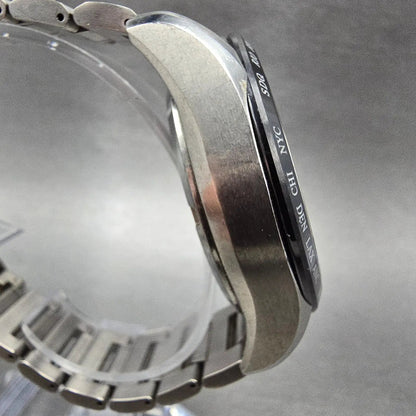 Seiko Astron GPS Watch Men45mm Black Dial Titanium Date World Time Solar Works3