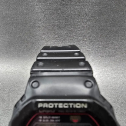 Casio G-Shock G-5600 Watch Men 43mm Black Alarm Chrono Solar Octagon PARTS5