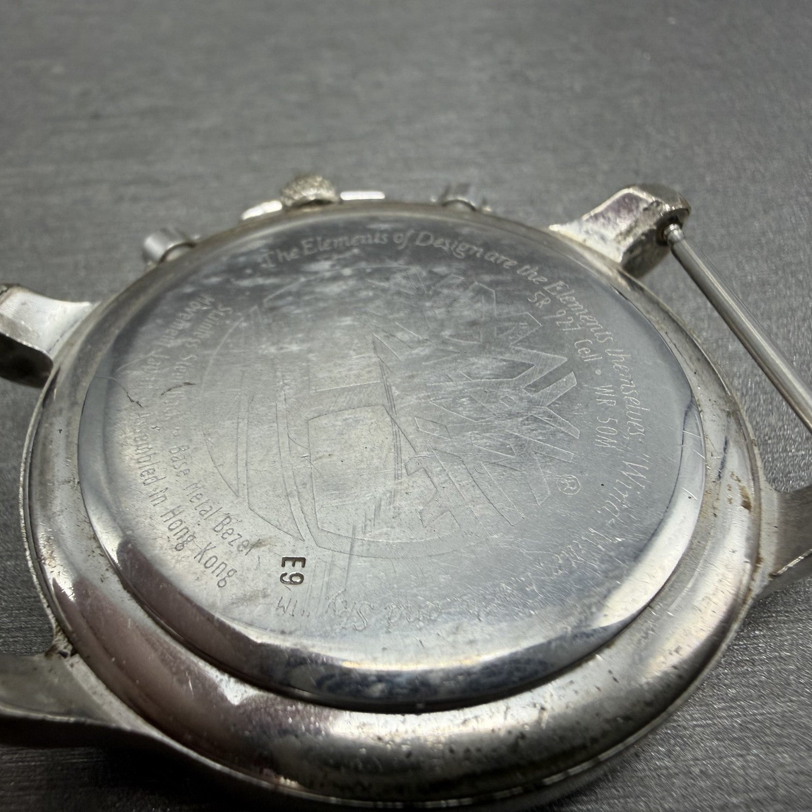 Timberland Chronograph Watch Men 41mm Gray Dial Silver Tone Round New Battery6