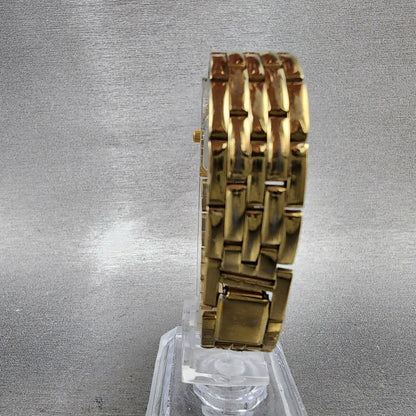 Citizen Tank Watch Women 14mm Champagne Dial Gold Tone 5421S27239 New Battery7