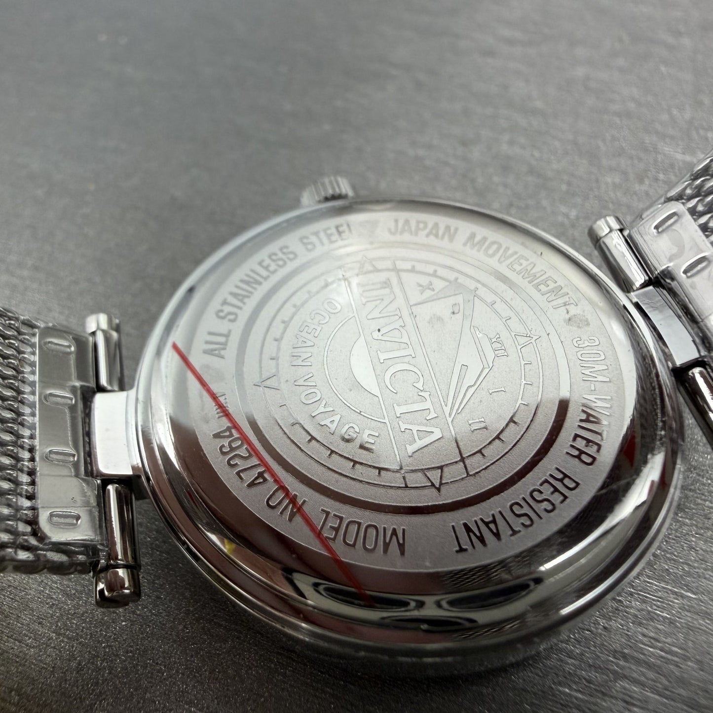 Invicta Ocean voyage  Watch Women 32mm Silver Dial Steel 47264 New Battery9