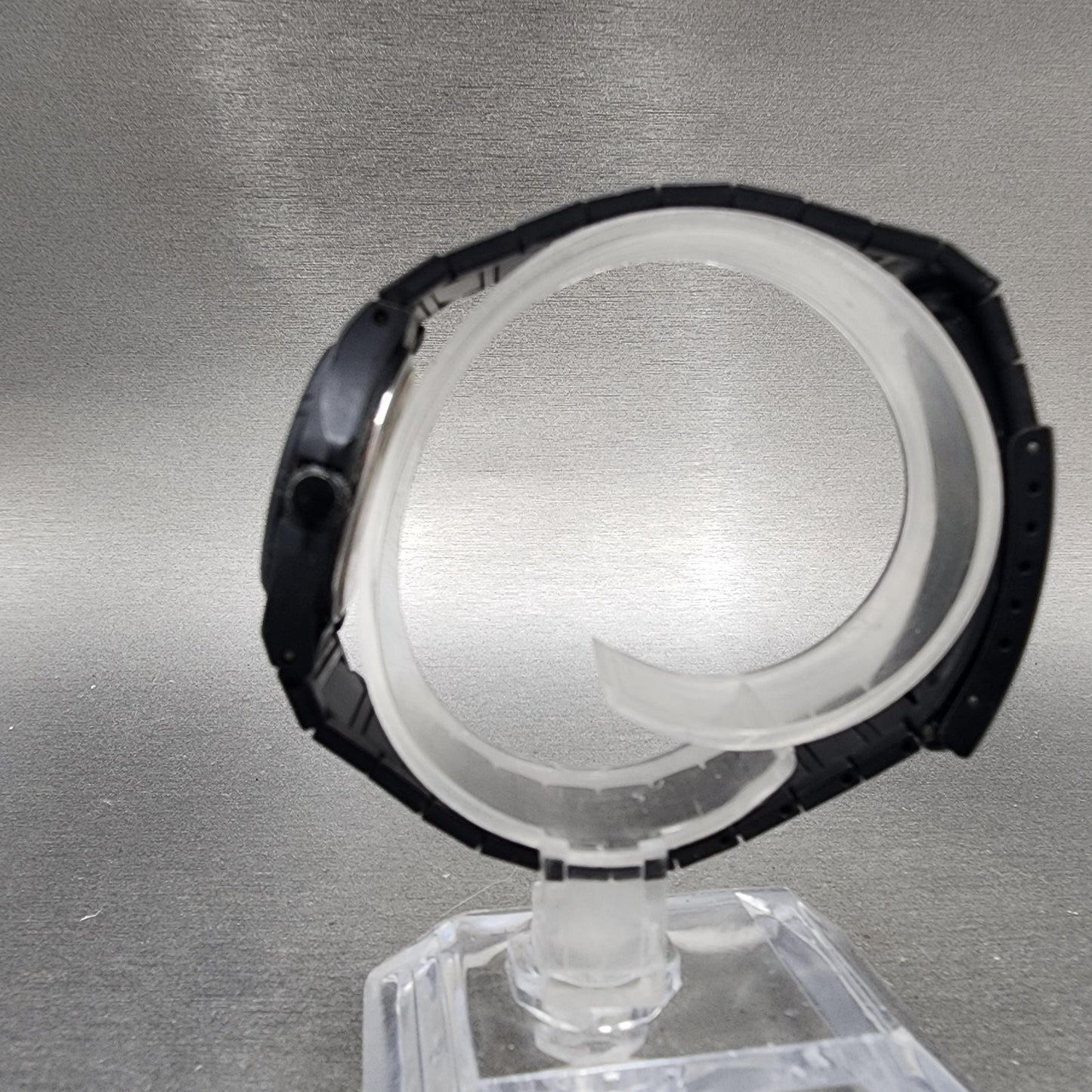 Technos Watch Women 26mm Black Dial Black Tone Date Round 1043 New Battery6